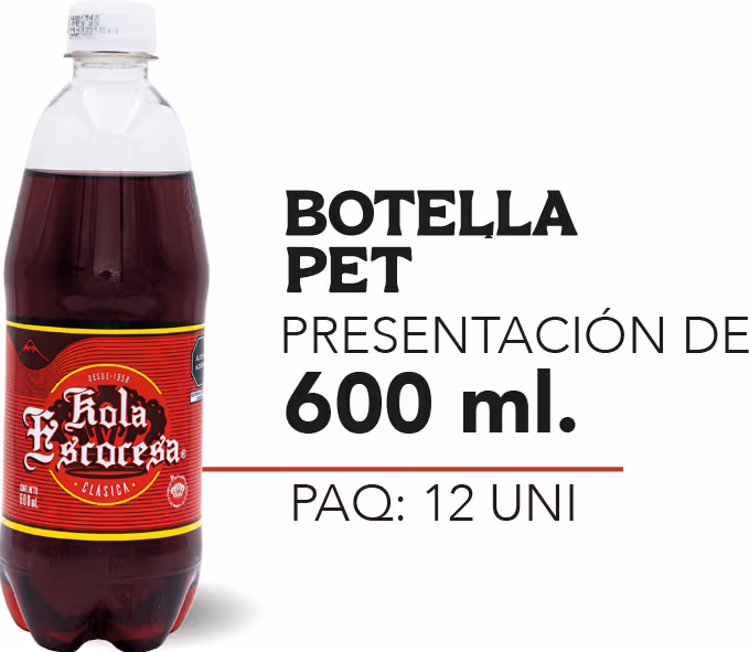 Kola Escocesa 600ml PET