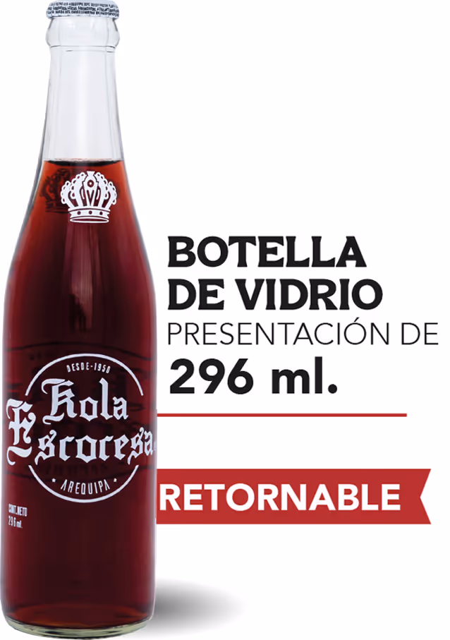 Kola Escocesa 296ml Vidrio